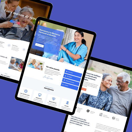 Site web sur mesure pour studio de yoga à Clermont-Ferrand, conçu par l'agence web innovante DYNSEO