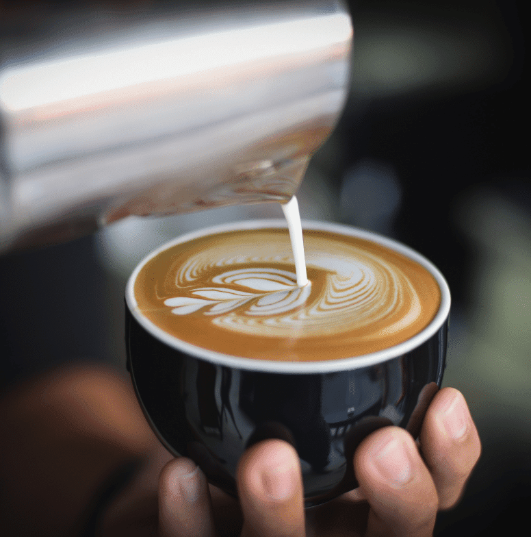 Latte Floral Printanier